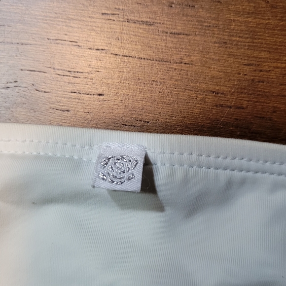 Aqua Strappy Thong Bikini NWOT - Picture 2 of 4